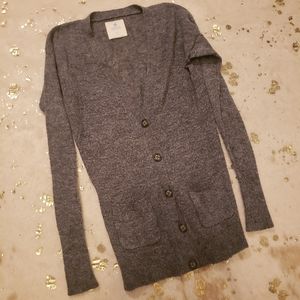 Aerie XS Gray Lightweight Cardigan